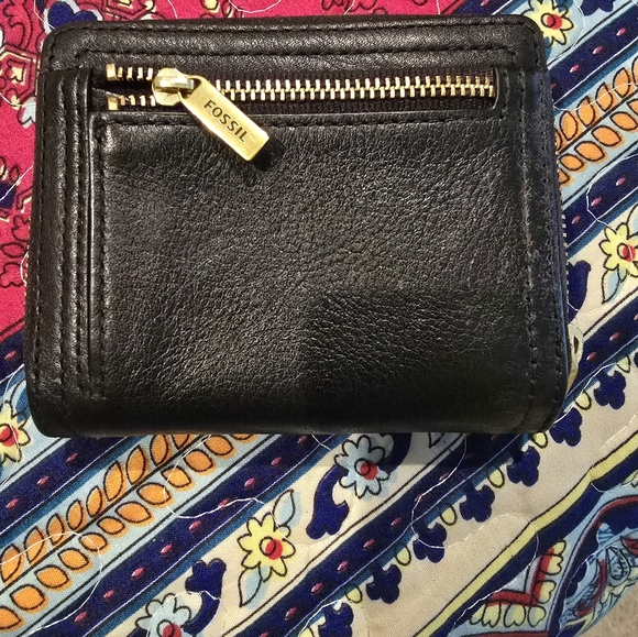 Fossil Accessories - Fossil Black Leather Wallet